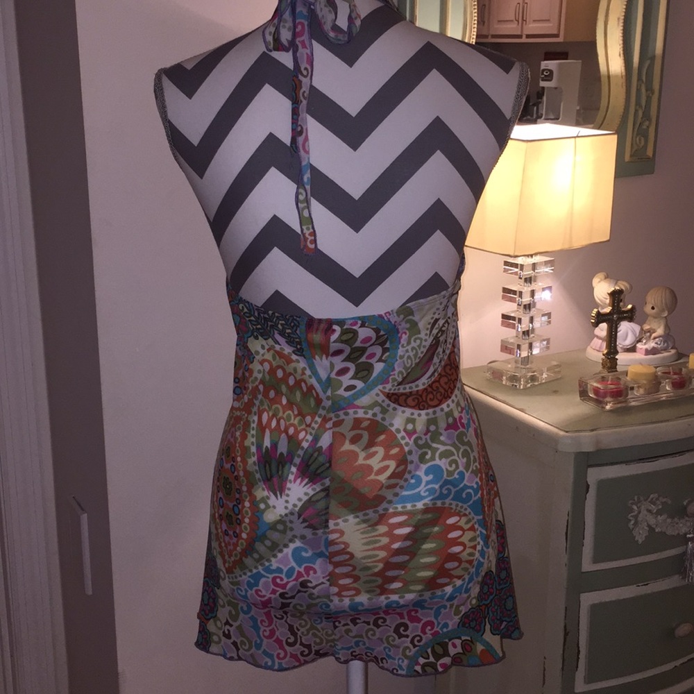 Multi-colored halter top! - Picture 2 of 8